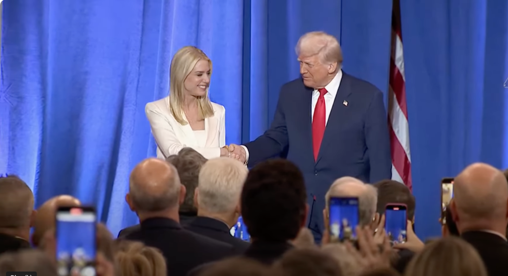 Atty Gen Bondi and Trump